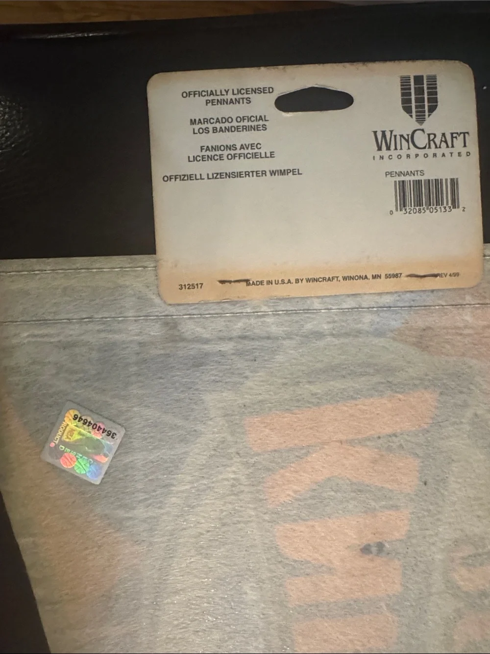 Wincraft Knicks 2000 Blue and Orange Triangular Pennant